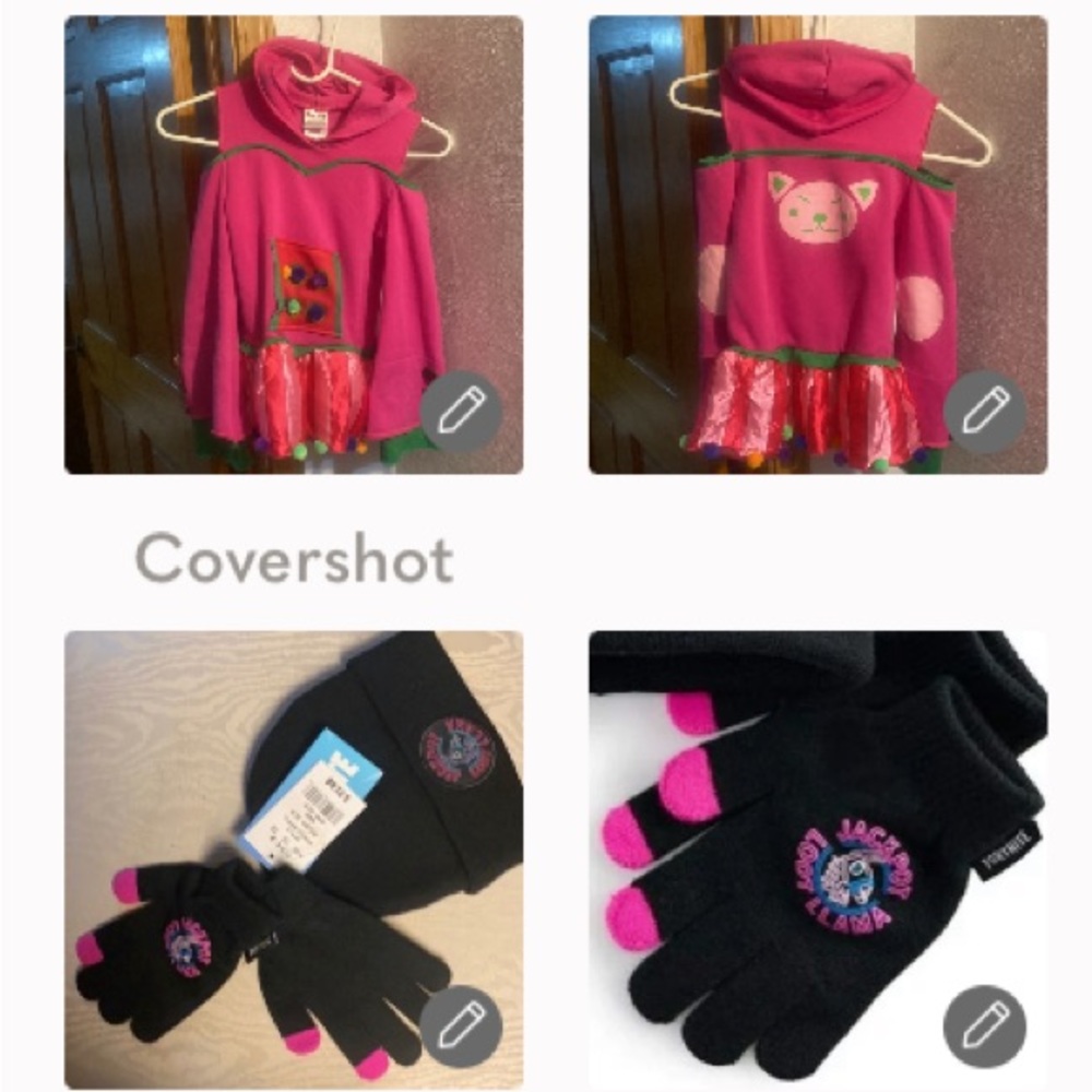 Fortnite sweatshirt+Llama loot Fortnite ❄️hat/🧤set